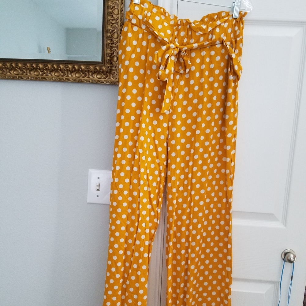 Polka dot pants